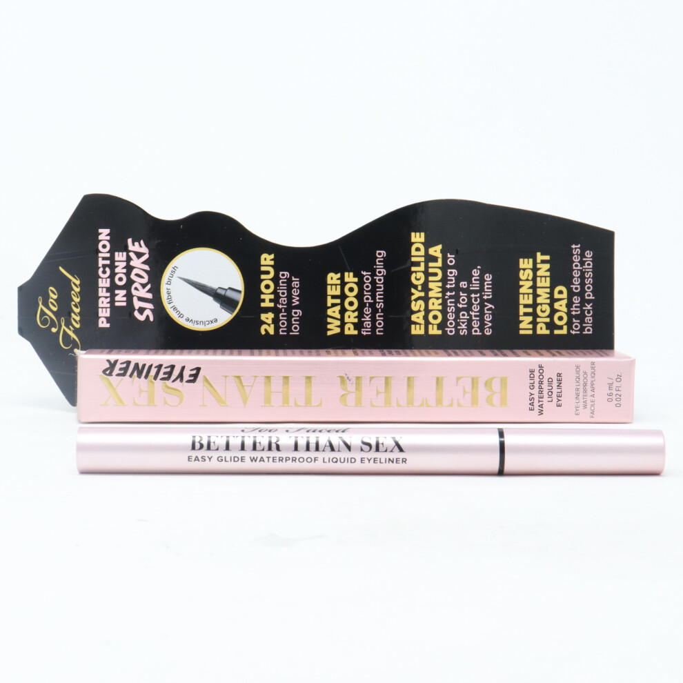 Too Faced Better Than Sex Waterproof Liquid Eyeliner  0.02oz/0.6ml New With Box-image-OPC-P8J6BZR-NEW