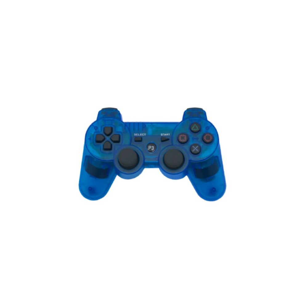 (Transparent BLUE) Wireless Controller for PS3 Controller