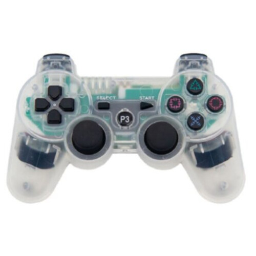 (Transparent WHITE) Wireless Controller for PS3 Controller