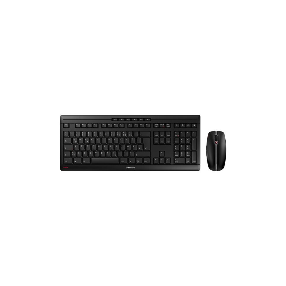 Cherry N1 Stream Desktop - Keyboard And Mouse Set - Wireless - 2.4 Ghz - Germa 4025112090745