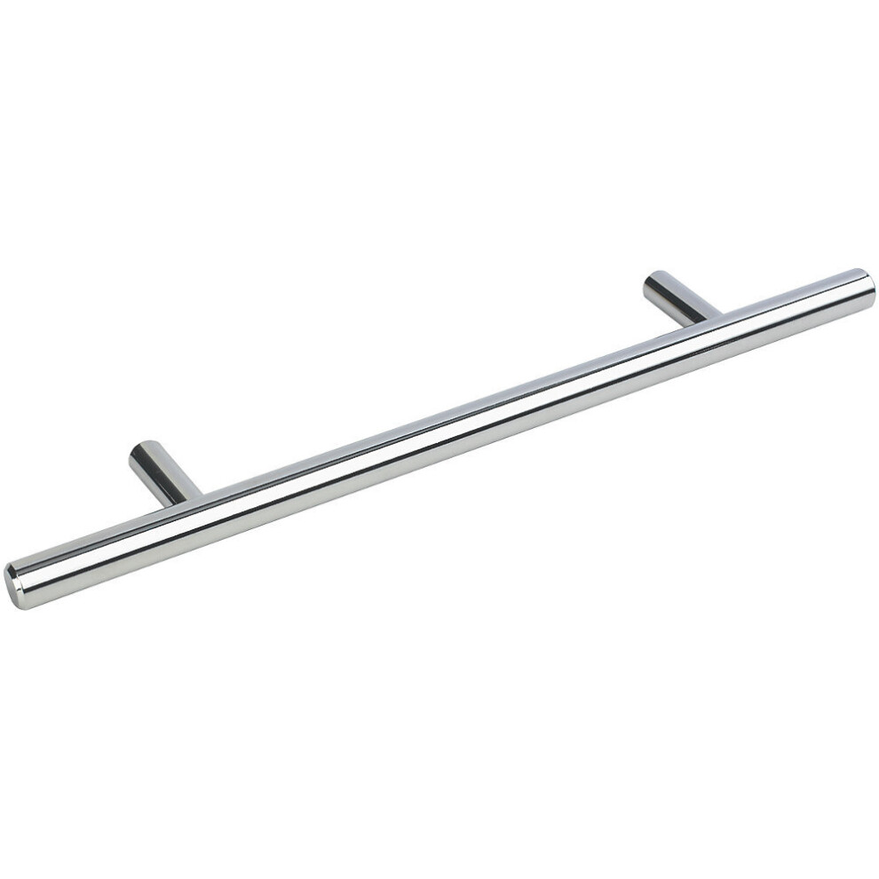 Rod Handle Polished Chrome 128Mm 5052931080137