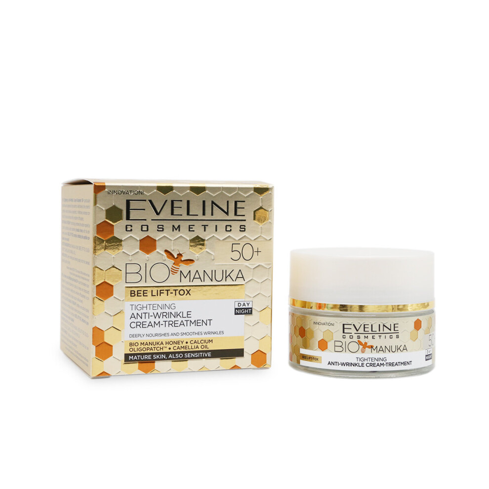 Eveline Cosmetics Cream Bio Manuka Bee Lift-Tox Anti-Wrinkle 50+ 50Ml