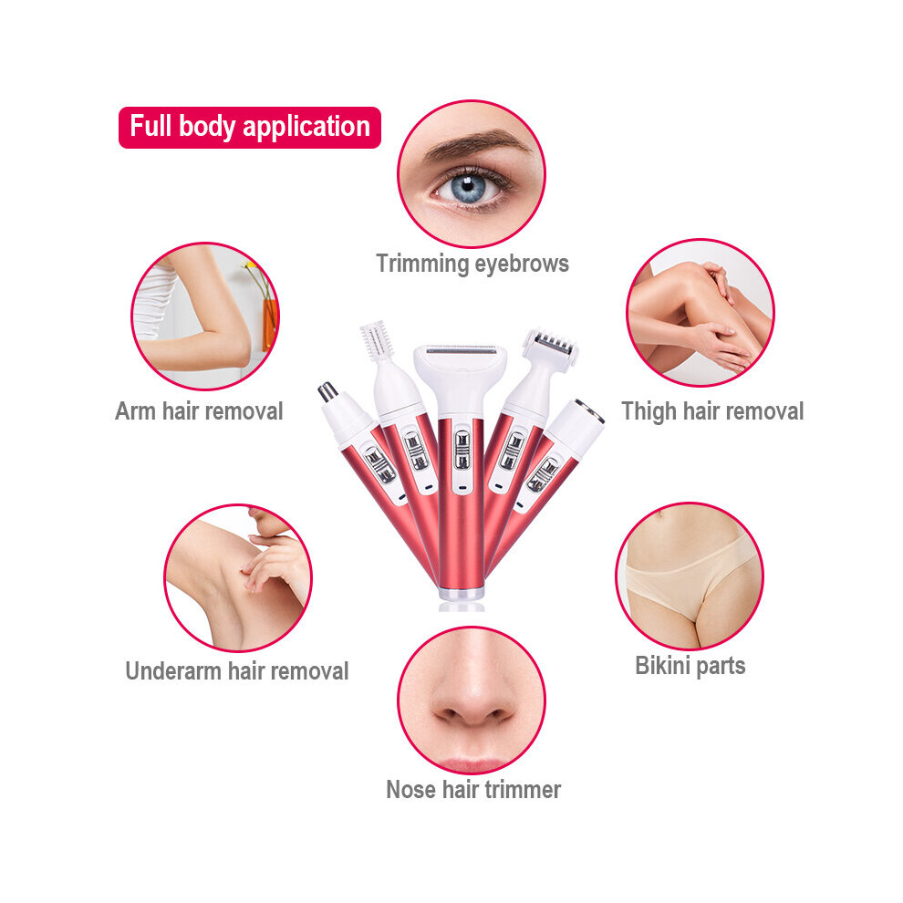 Lady Shaver Epilator Eyebrow Trimmer Hair Removal Face Leg depilator