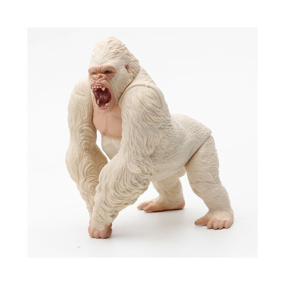 (White, 14cm/5.5in) Original BANDAI Shm King Kong Gorilla Model Toys Action Figure Children'S Gifts