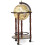 Costway Globe Drinks Cabinet Movable Whisky Wine Spirits Cabinet w/ Casters 12