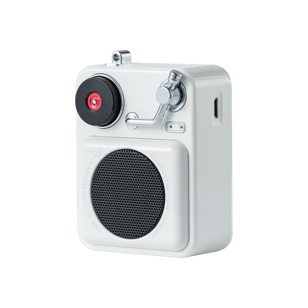 (White) Wireless Bluetooth Audio Player Multi-Function Mini Player White 7381457024232