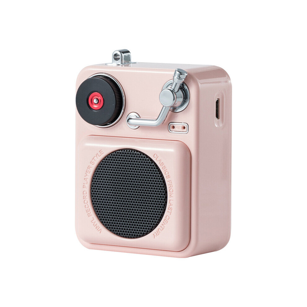 (Pink) Wireless Bluetooth Audio Player Multi-Function Mini Player Pink 7381457024225