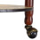 Costway Globe Drinks Cabinet Movable Whisky Wine Spirits Cabinet w/ Casters 9