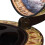 Costway Globe Drinks Cabinet Movable Whisky Wine Spirits Cabinet w/ Casters 10