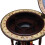 Costway Globe Drinks Cabinet Movable Whisky Wine Spirits Cabinet w/ Casters 11