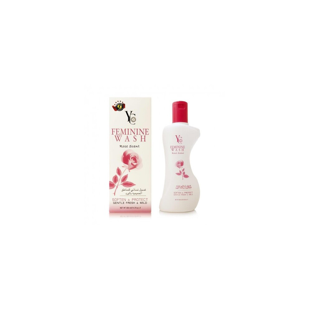 Yong Chin Feminine Wash With Rose Scent  200ml