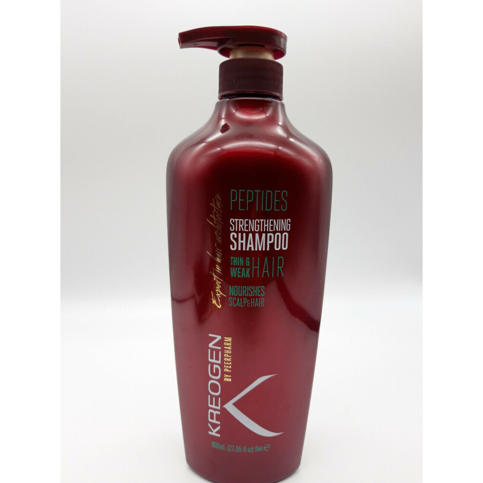 Kreogen Peptide Shampoo, for thin, frizzy and Week hair, 400 ml