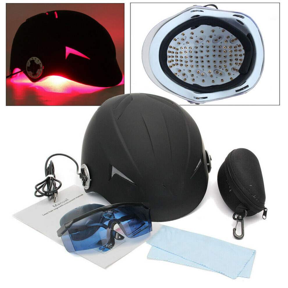 Laser Hair Loss Regrowth Growth Helmet Promoter Cap Alopecia Therapy