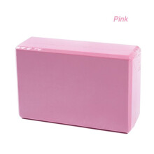 (Pink) Yoga Block Pilates Foam Foaming Brick Fitness Exercise Stretch Health Stretch