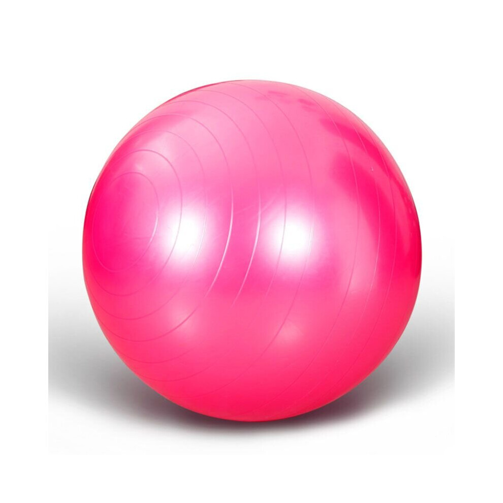 (, 95Cm/37.40In) Anti Burst Exercise Workout Yoga Ball Fitness Pilates Sculpting Balance Sports Pink