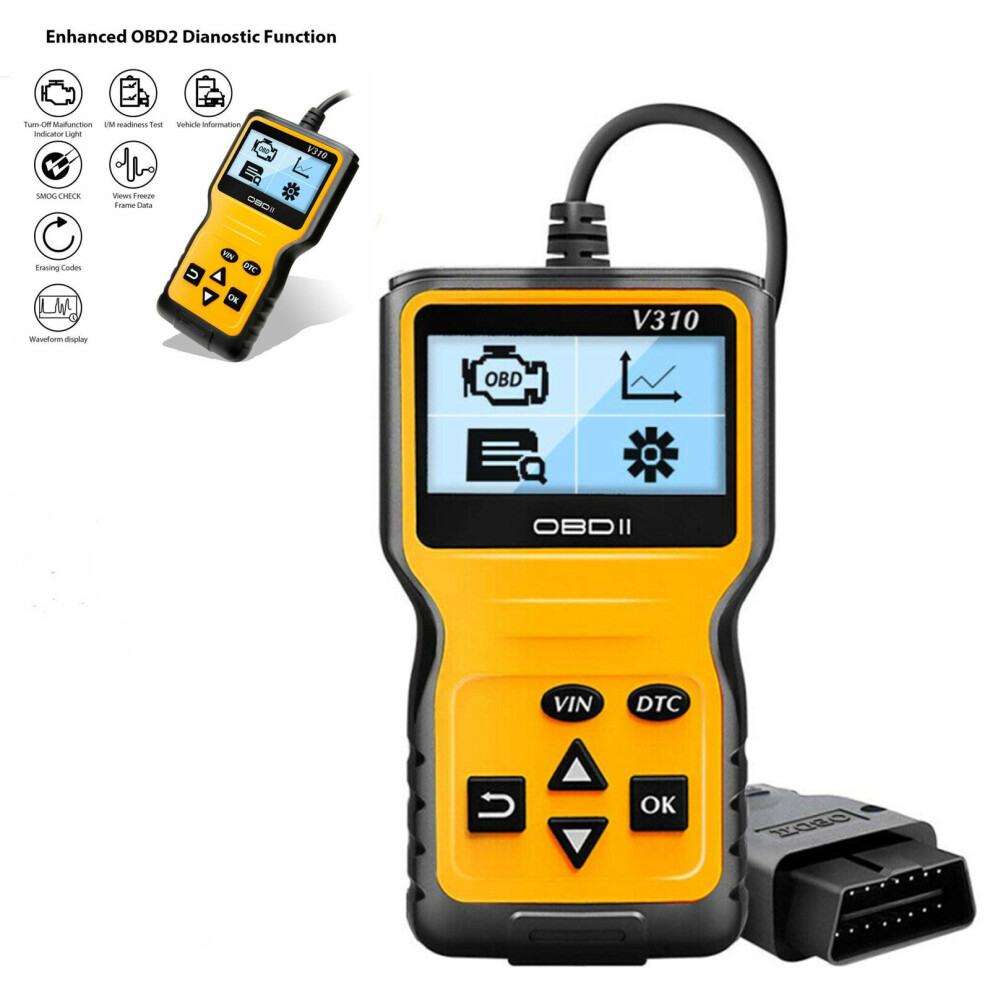 Car Fault Code Reader Engine Diagnostic Scanner Reset Tool Obd2 Can Eobd 671129532415