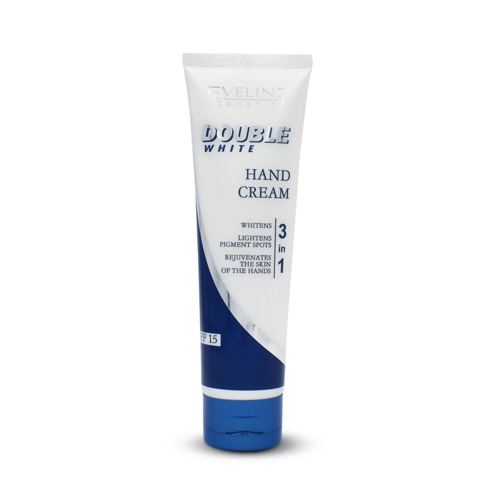 Eveline Cosmetics 3In1 Double White Hand Cream 100Ml