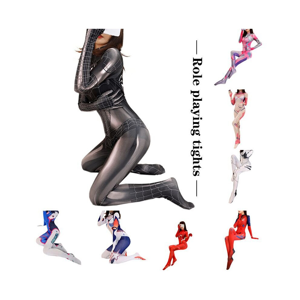 Overwatch Anime Cosplay Costumes Sexy Tights Jumpsuit Halloween Women  Costumes on OnBuy