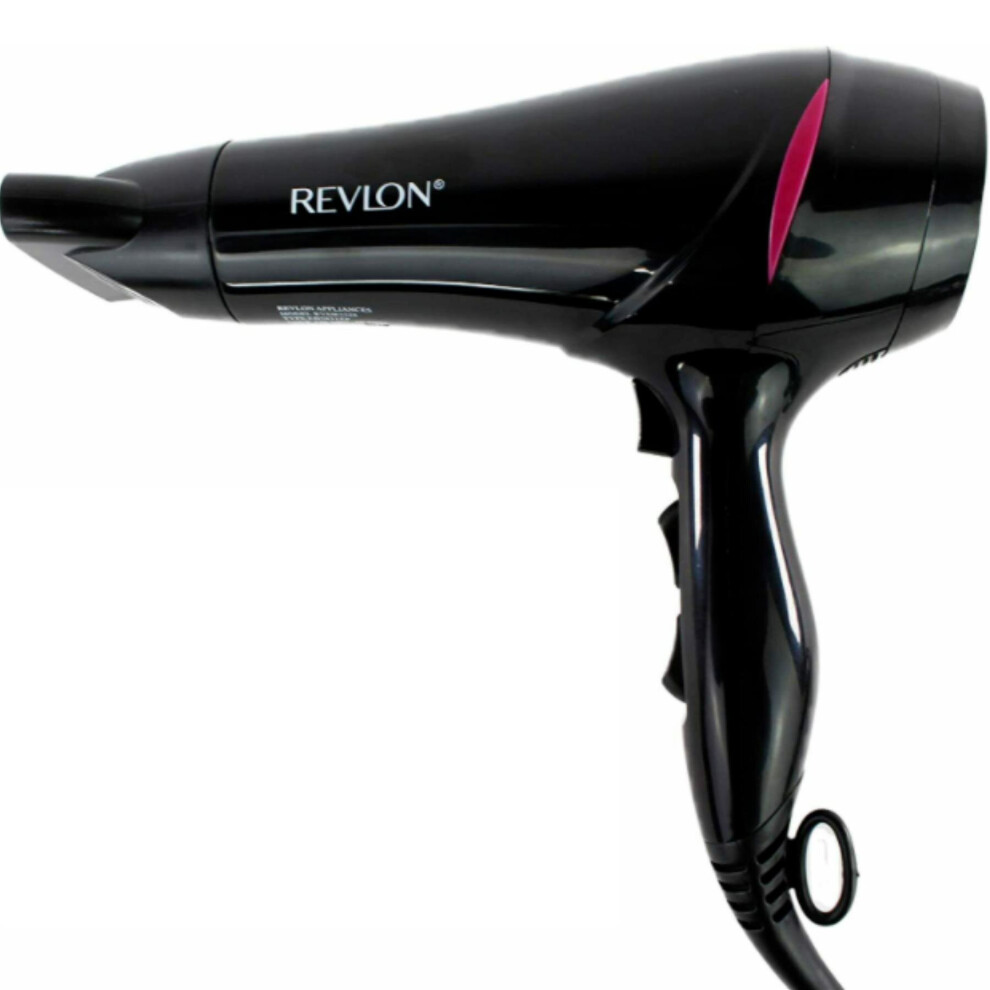 Revlon Quick Dry Hair Dryer Ultra Light Weight 3 Heat & 2 Speed 2100W