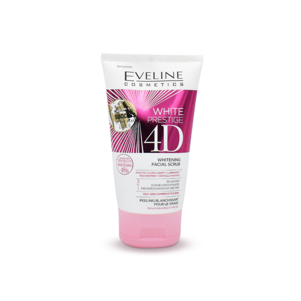 Eveline Cosmetics White Prestige 4D Facial Scrub 150Ml