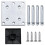 VidaXL vidaXL Zaunelement WPC 95x(105-180) cm Grau 6
