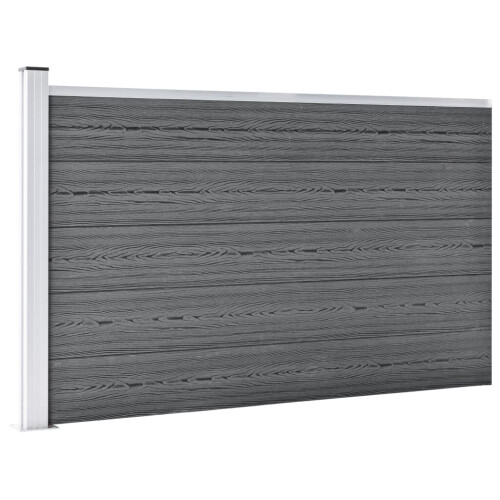 VidaXL vidaXL Gartenzaun WPC 175x105 cm Grau 1