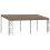 VidaXL vidaXL Wand-Pavillon 4x3x2,5 m Taupe 7