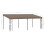 VidaXL vidaXL Wand-Pavillon 4x3x2,5 m Taupe 12