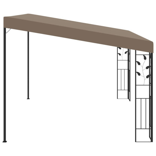 VidaXL vidaXL Wand-Pavillon 4x3x2,5 m Taupe 2