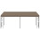 VidaXL vidaXL Wand-Pavillon 4x3x2,5 m Taupe 8