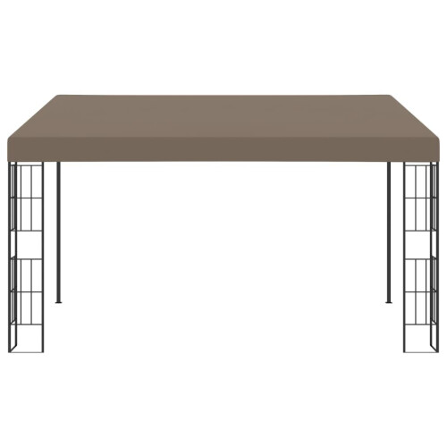 VidaXL vidaXL Wand-Pavillon 4x3 m Taupe Stoff 1