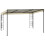 VidaXL vidaXL Wand-Pavillon 3x4 m Creme Stoff 4