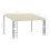 VidaXL vidaXL Wand-Pavillon 3x4 m Creme Stoff 6