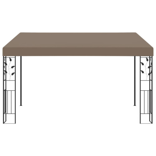 VidaXL vidaXL Wand-Pavillon 4x3x2,5 m Taupe 1