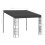 VidaXL vidaXL Wand-Pavillon 3x3 m Anthrazit Stoff 6