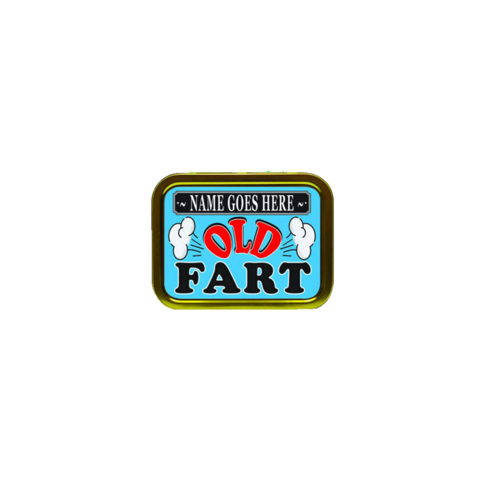 Personalised Gift Products Personalised Old Fart Tobacco Tin Gift & Smoking Products
