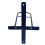 (Blue) Wall Mounted Saddle Rack Stand (Horse Riding Tack) 3