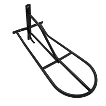 (Black) Wall Mounted Saddle Rack Stand (Horse Riding Tack)