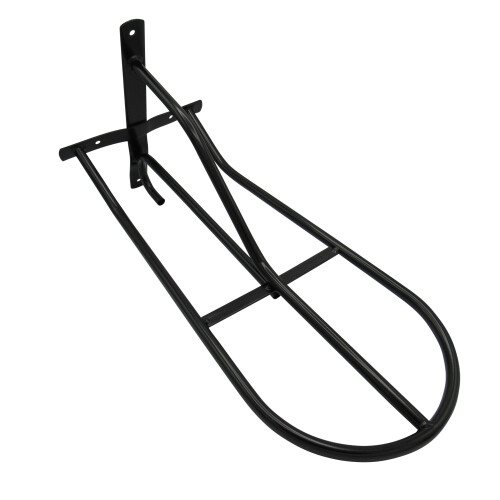 (Black) Wall Mounted Saddle Rack Stand (Horse Riding Tack)