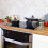 Blackmoor Home 67159 24cm Tempered Glass Pan Lid / Soft Touch Handle 8