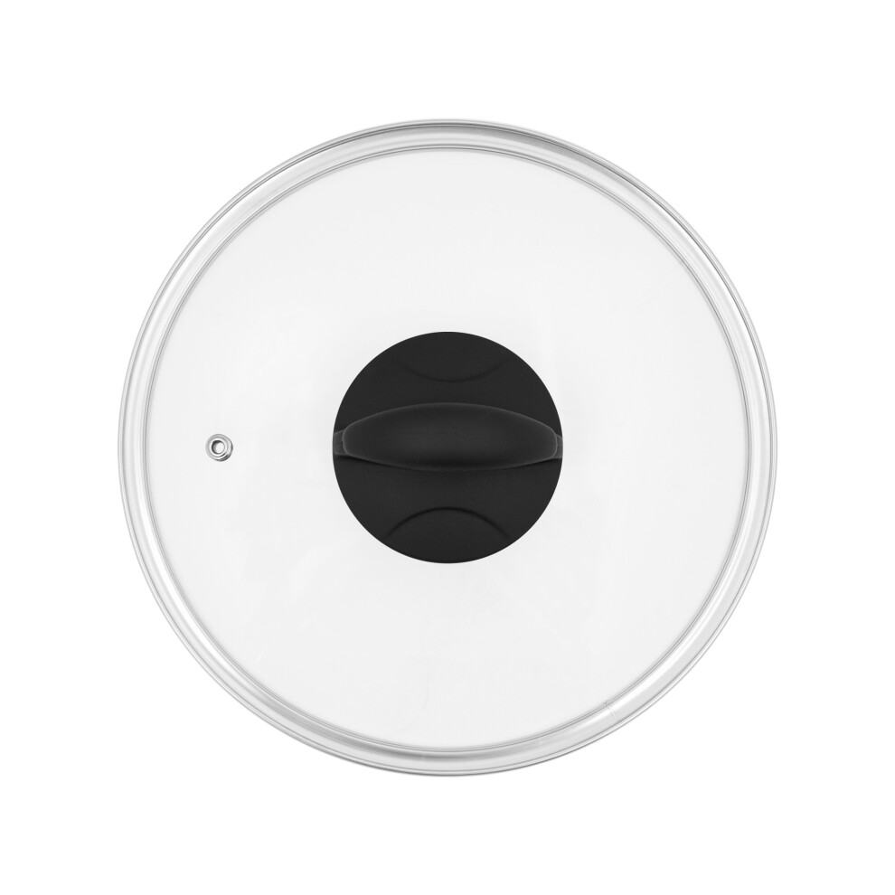 Blackmoor Home 67149 20cm Tempered Glass Pan Lid / Soft Touch Handle-image-OPC-P8JFJZG-NEW
