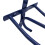 (Blue) Wall Mounted Saddle Rack Stand (Horse Riding Tack) 5