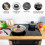 Blackmoor Home 67159 24cm Tempered Glass Pan Lid / Soft Touch Handle 5