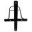 (Black) Wall Mounted Saddle Rack Stand (Horse Riding Tack) 3