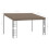 VidaXL vidaXL Wand-Pavillon 4x3 m Taupe Stoff 5