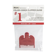 Wahl Professional Color Coded Comb Attachment #3144-603 - Red #1 - 1/8? 3mm - Great for Professional Stylists and Barbers