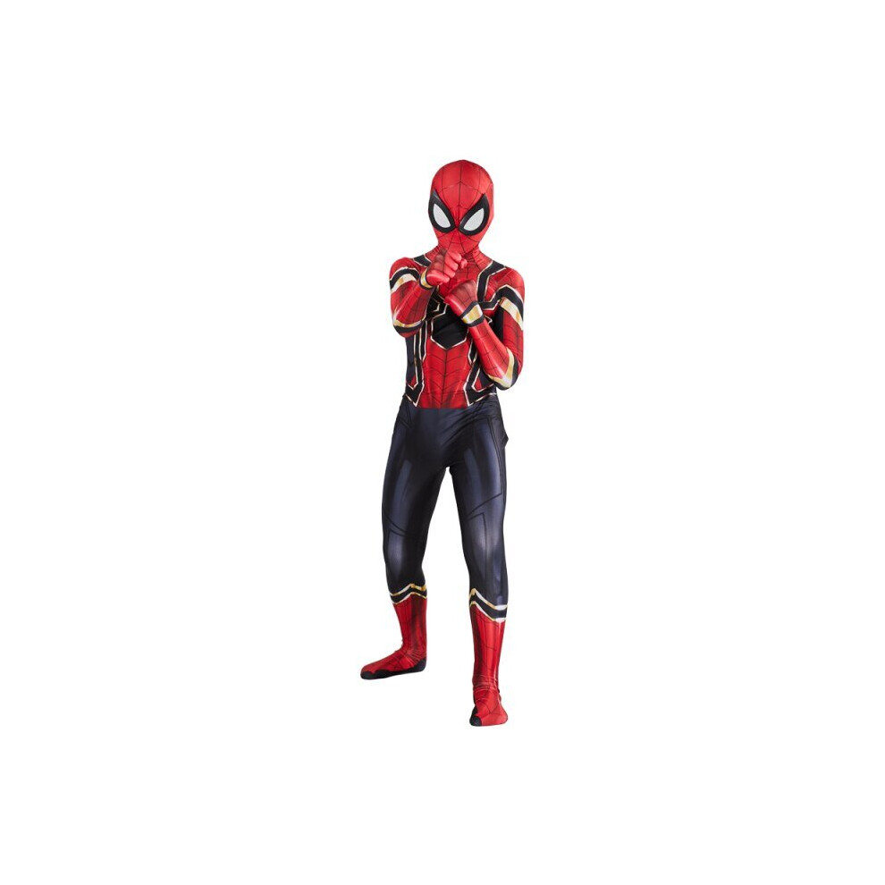 (2 iron, 180 (171-180cm)) 15 styles Spiderbay Man Cosplay Amazing Spidermans Halloween Costume Peter Parker Zentai Suit Superhero Bodysuit For Kids Ad