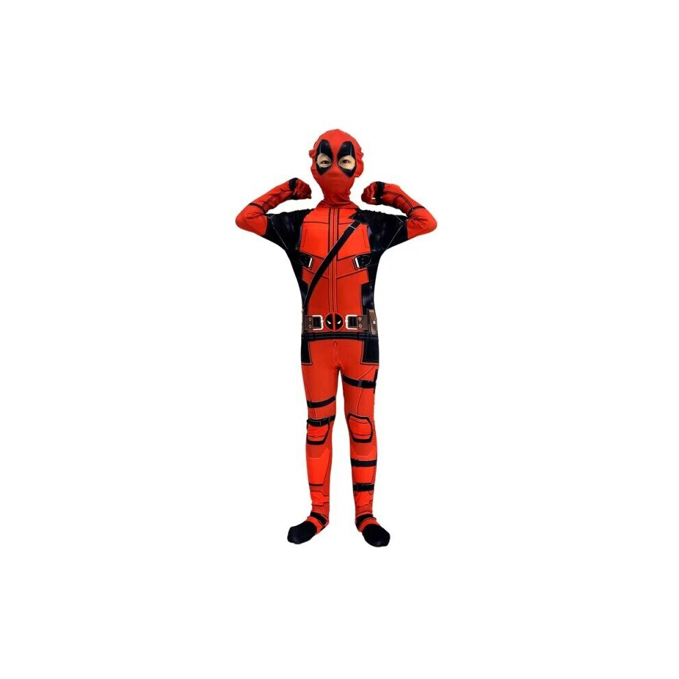 (8Deadpool, 170 (161-170cm)) 15 styles Spiderbay Man Cosplay Amazing Spidermans Halloween Costume Peter Parker Zentai Suit Superhero Bodysuit For Kids