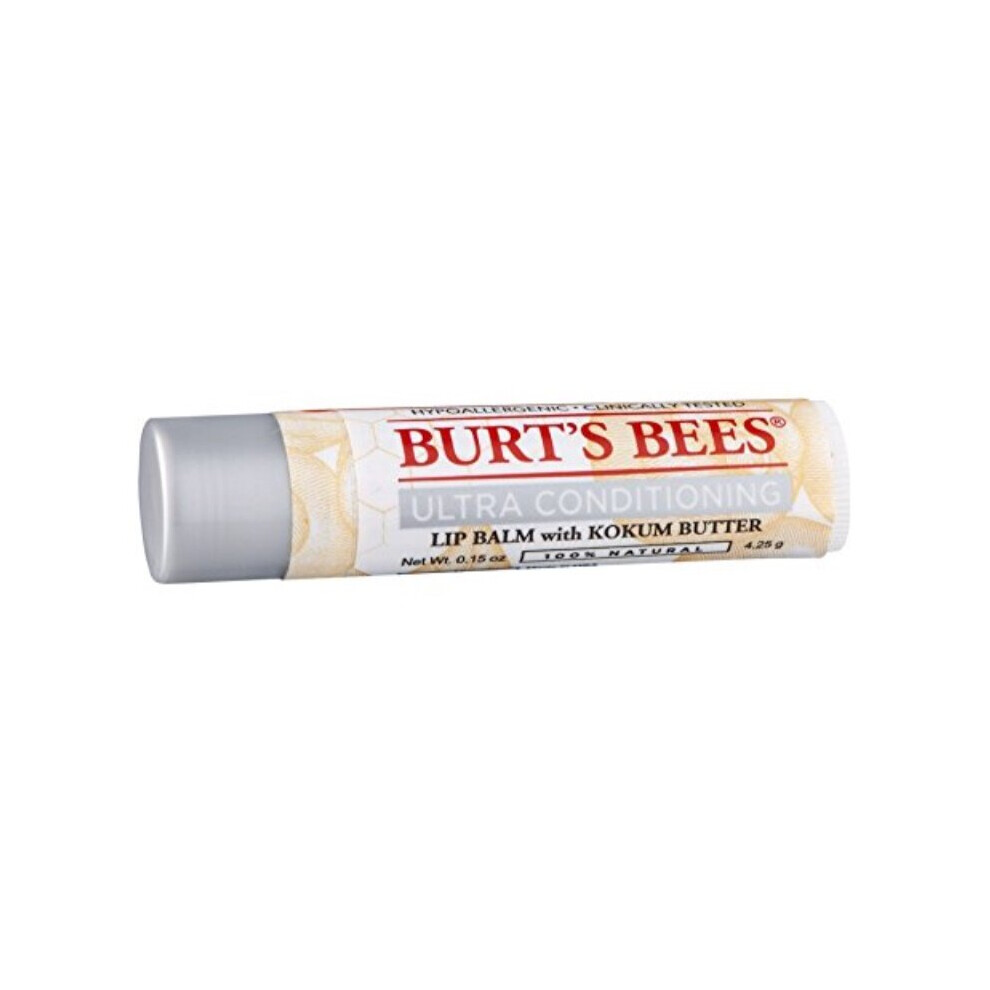 Burt's Bees Ultra Conditioning Lip Balm with Kokum Butter 0.16 oz Pack of 12