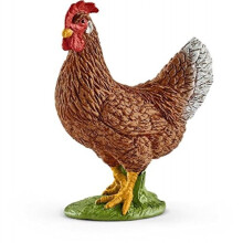 SCHLEICH Farm World, Animal Figurine, Farm Toys for Boys and Girls 3-8 Years Old, Hen